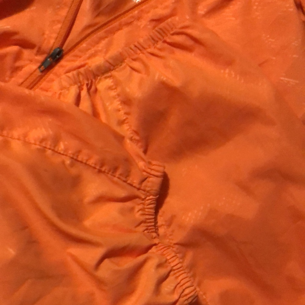 The North Face Orange Lightweight Nylon Windbreaker Packable Jacket Size XXL - Picture 13 of 15